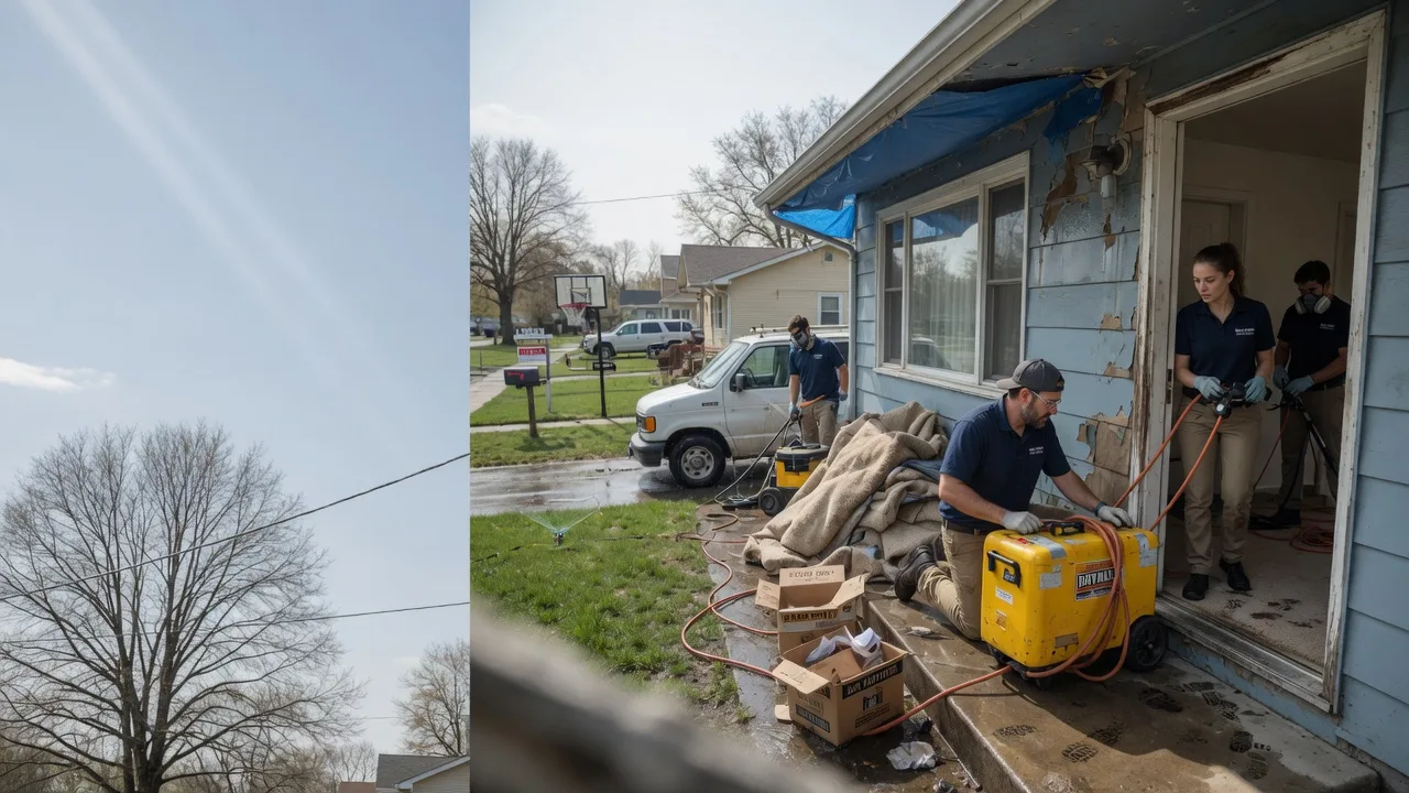 Basement Flood Cleanup in Albany, OK near me